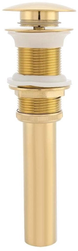Bacino di scarico Pop-up senza allagamento - Fermo scarico - Acciaio inox - Argento cromato/Nero cromato - Peso 347 g - Adatto per rinnovo