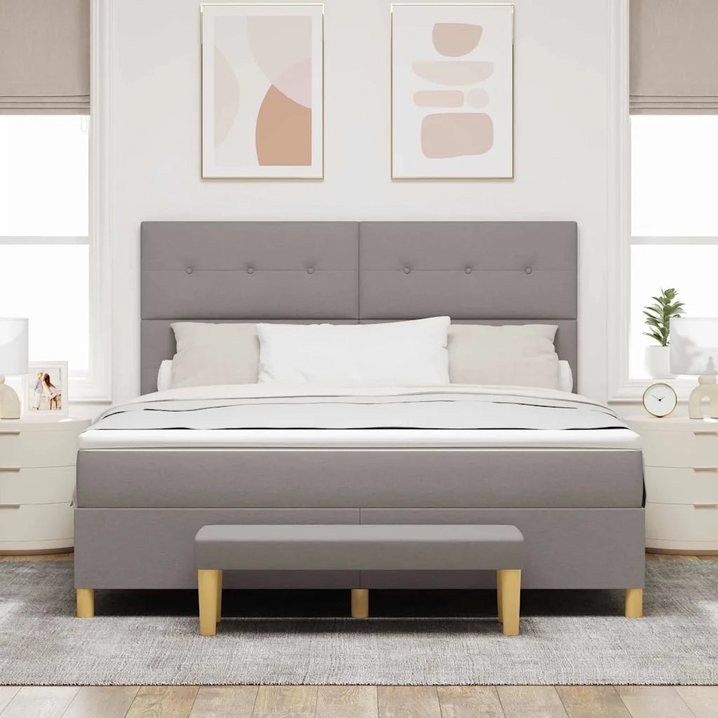 Letto a molle con materasso Talpa 180 x 200 cm Tessuto
