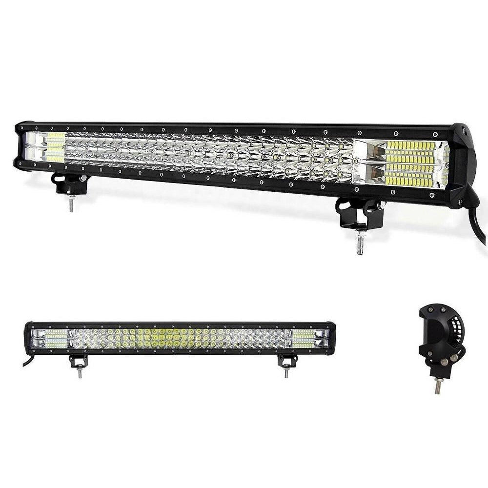 Trade Shop - Faro Barra Supplementare Profondita' Auto Fuoristrada 12v 24v 156 Led 540w 6500k -