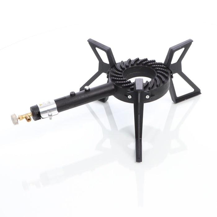 Fornello a gas da esterno 10,5 kW Campeggio Tubo 1,5m Regolatore pressione 28mbar Italia