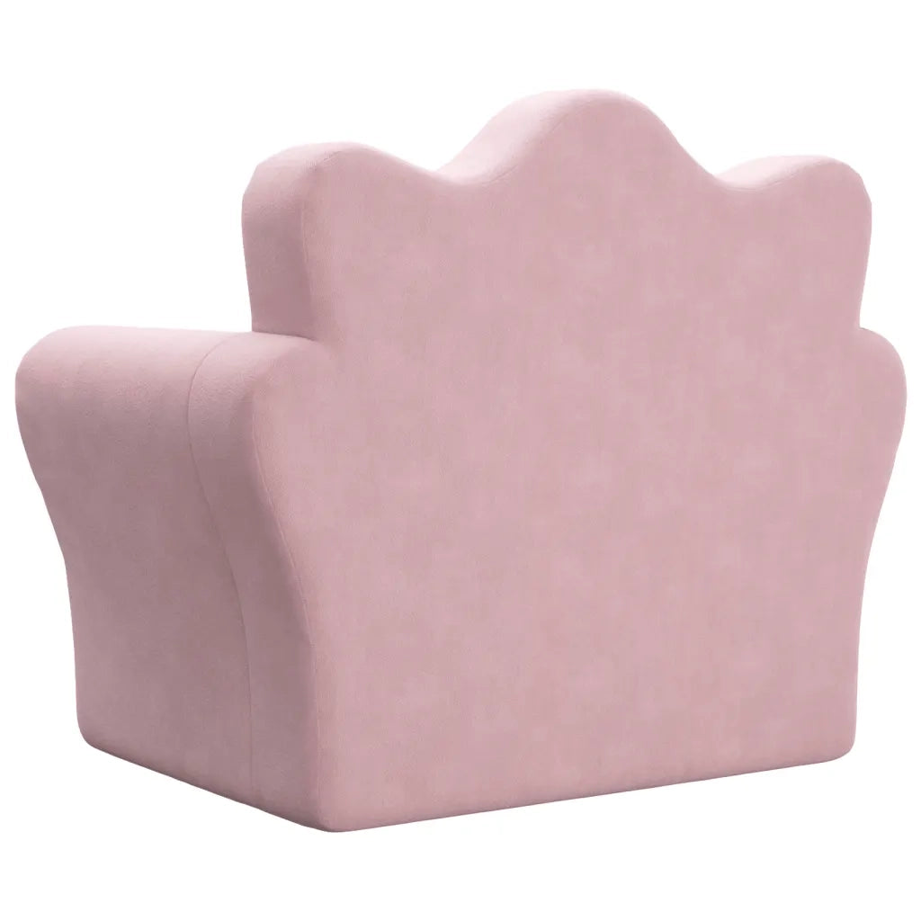 Divano Letto per Bambini-Sofa Letto-Daybed-Divanetto Rosa in Morbido Peluche 438327