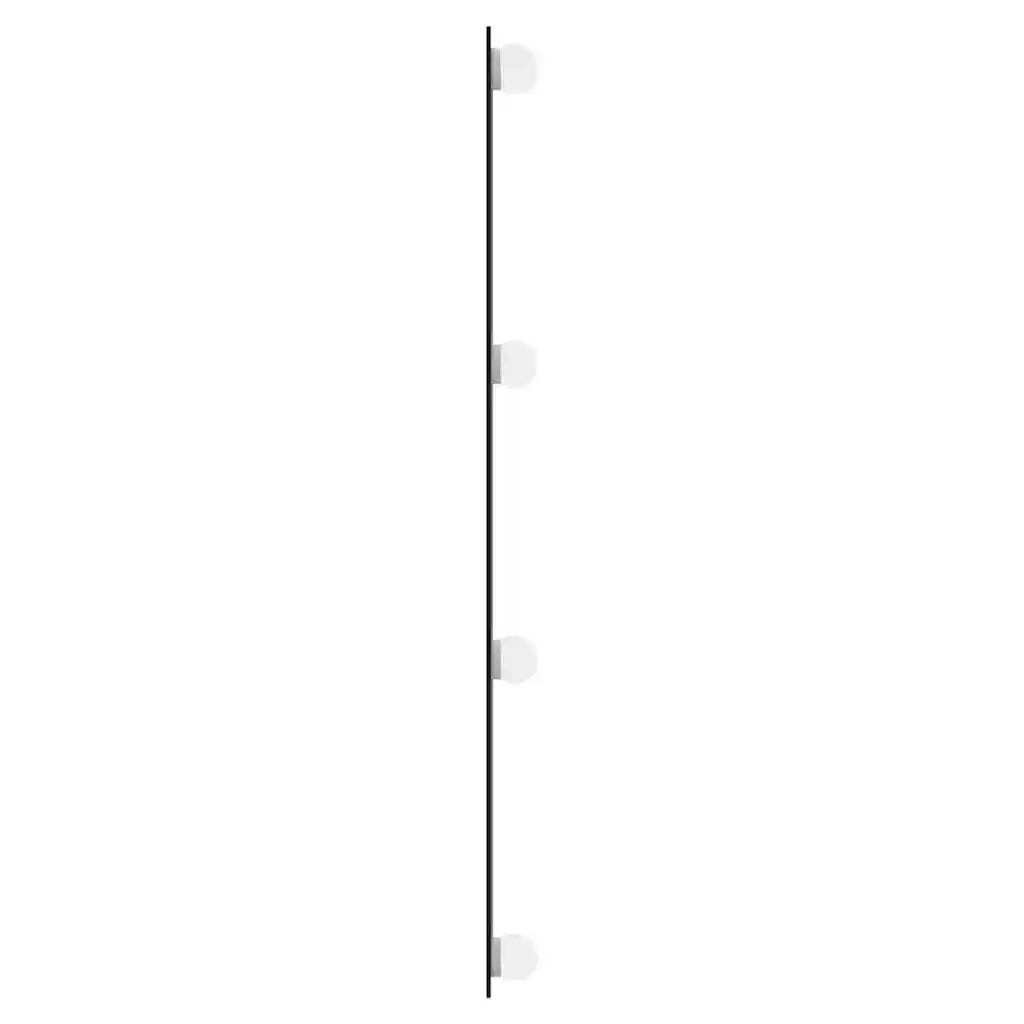 Specchio da Parete con Luci LED 30x80 cm Vetro Rettangolare 3189150