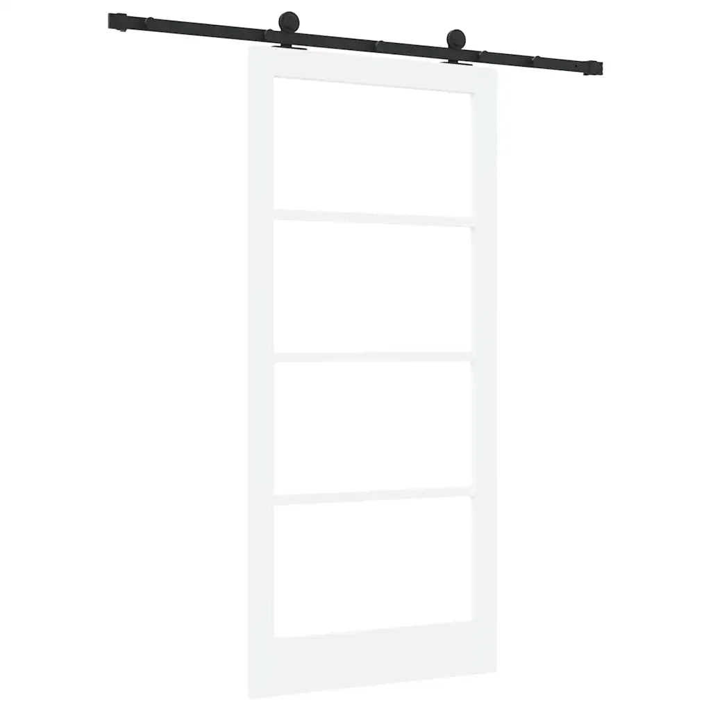 Porta scorrevole ORKDAL Bianco e Nero 93 x 202 cm 3332008