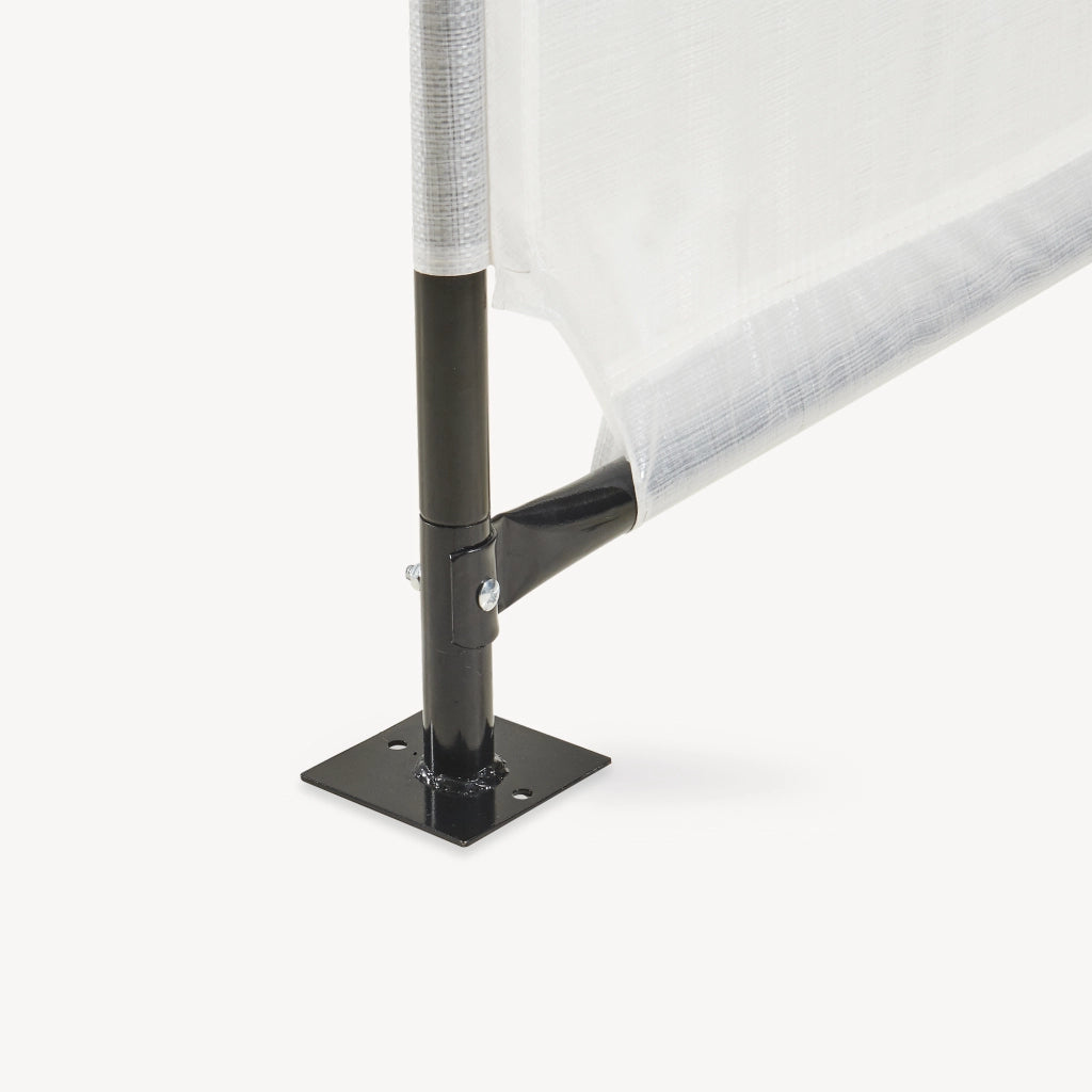 Tenda da Esterno Valevali per Cani Cuccia Impermeabile 122 x 122 x 90 cm - Nero/Bianco [en.casa]