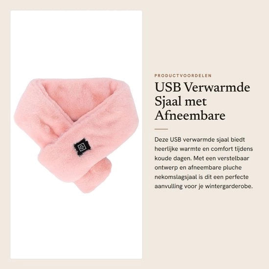 Asciugamano con Alimentazione USB e Calore, con Cappuccio Removibile e Piumino di Riscaldamento