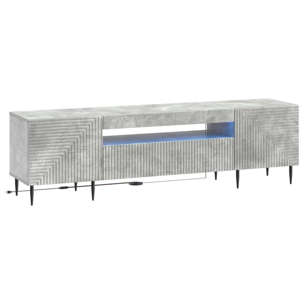 Mobile TV LED Grigio Cemento Legno ingegnerizzato 896908