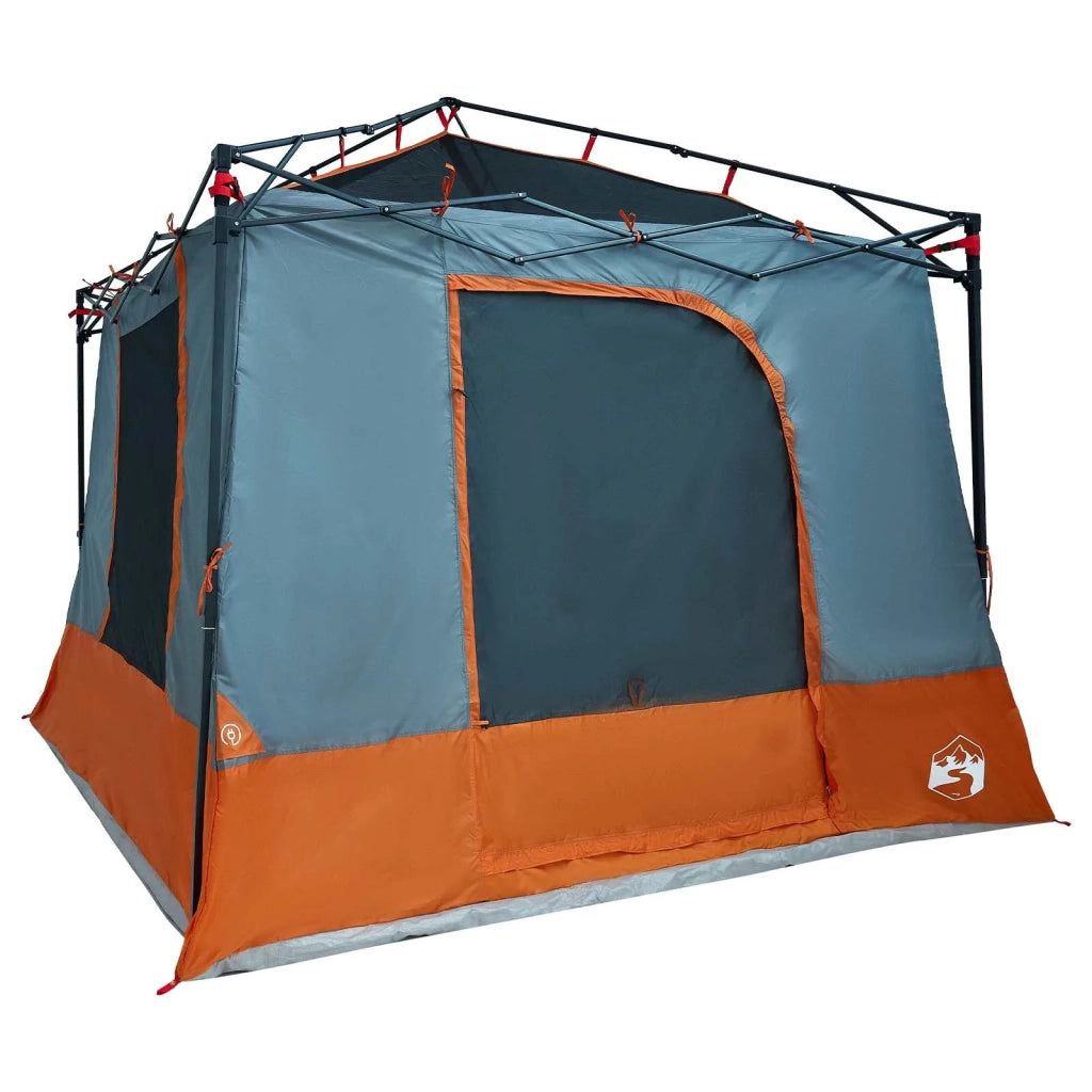 Set di Tende da Campeggio con tetto 2 pcs Grigio e arancione 3337179