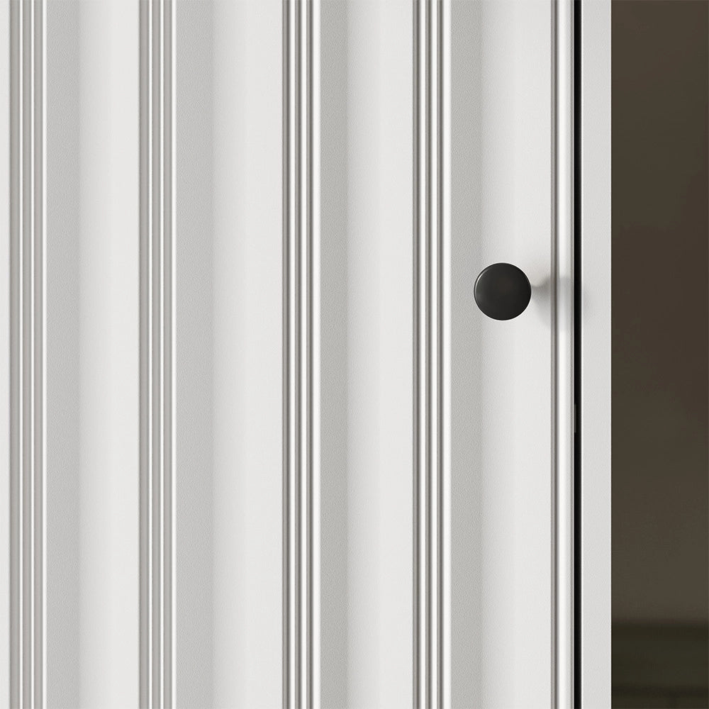 Vicco Set di mobili da bagno Ondulazione bianca 3 parti