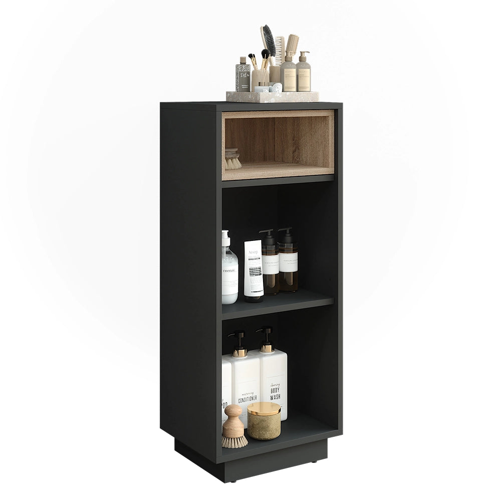 Vicco Armadio intermedio Antracite/Sonoma 38 x 93 cm con 3 scomparti