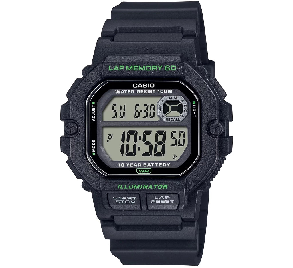 CASIO SPORT Mod. ILLUMINATOR LAP MEMORY 60 - BLACK