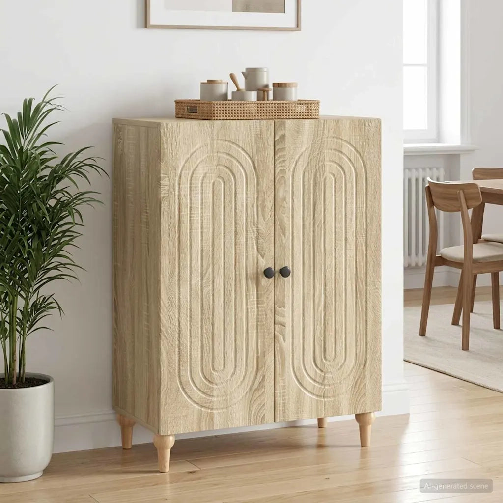 Credenza Rovere Sonoma 66 x 34,5 x 90 cm Legno ingegnerizzato 894127