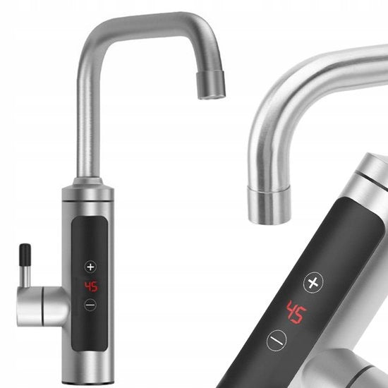 Pompa Elettrica con Riscaldatore d'Acqua Diretto e Display LCD - Riscaldatore di Circuito - 3000W