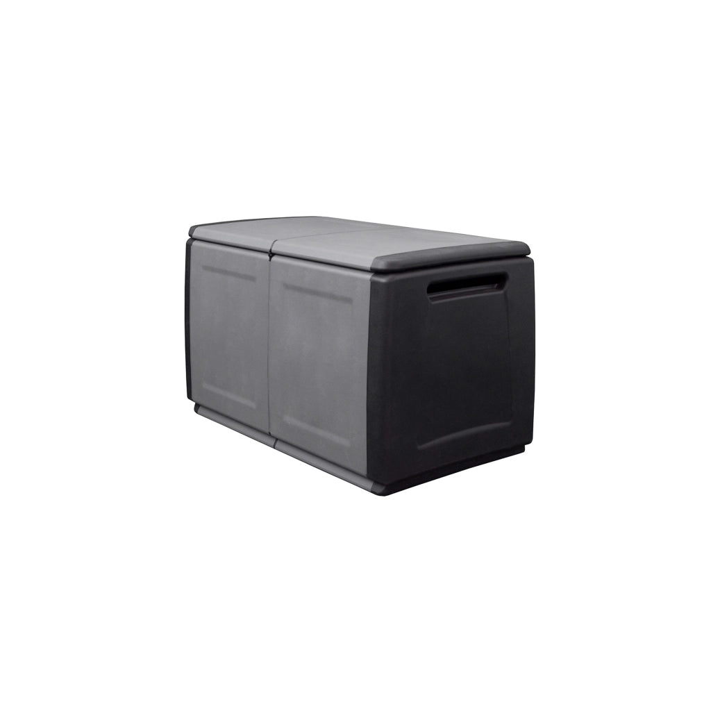 BAULE PORTATUTTO cm  96 x 53 x H 57 - GRIGIO/NERO  - ARTPLAST