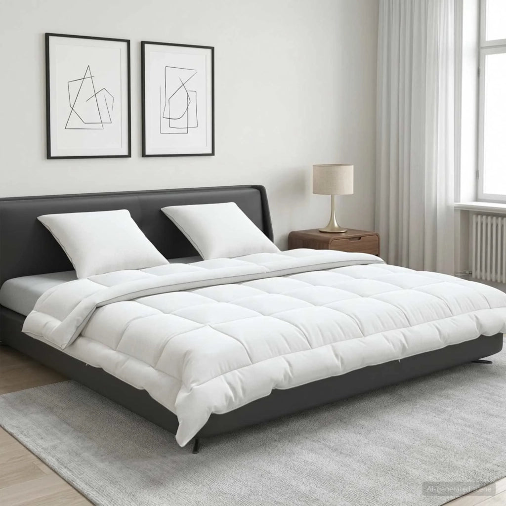 Set di piumone e cuscini 3 pcs 200x200 cm Estate 200 GSM Lana 3441635