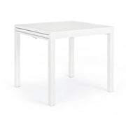 Tavolo Allungabile da Giardino 83-166x80x75h cm Pelagius Bianco