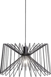 Lampadario Nowodvorski Ness nero metallo Ø46cm E27 6768