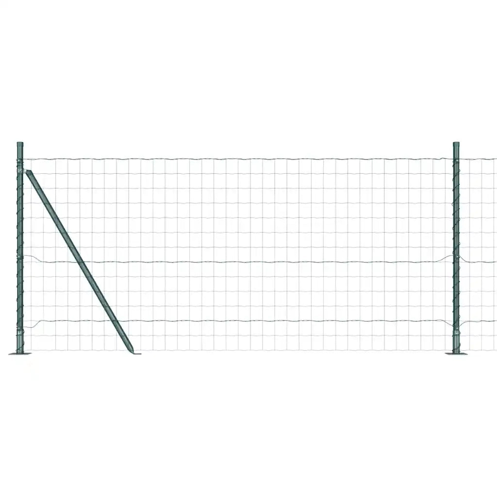 Recinzione con Posto Verde 1 x 10 m Acciaio 3350879