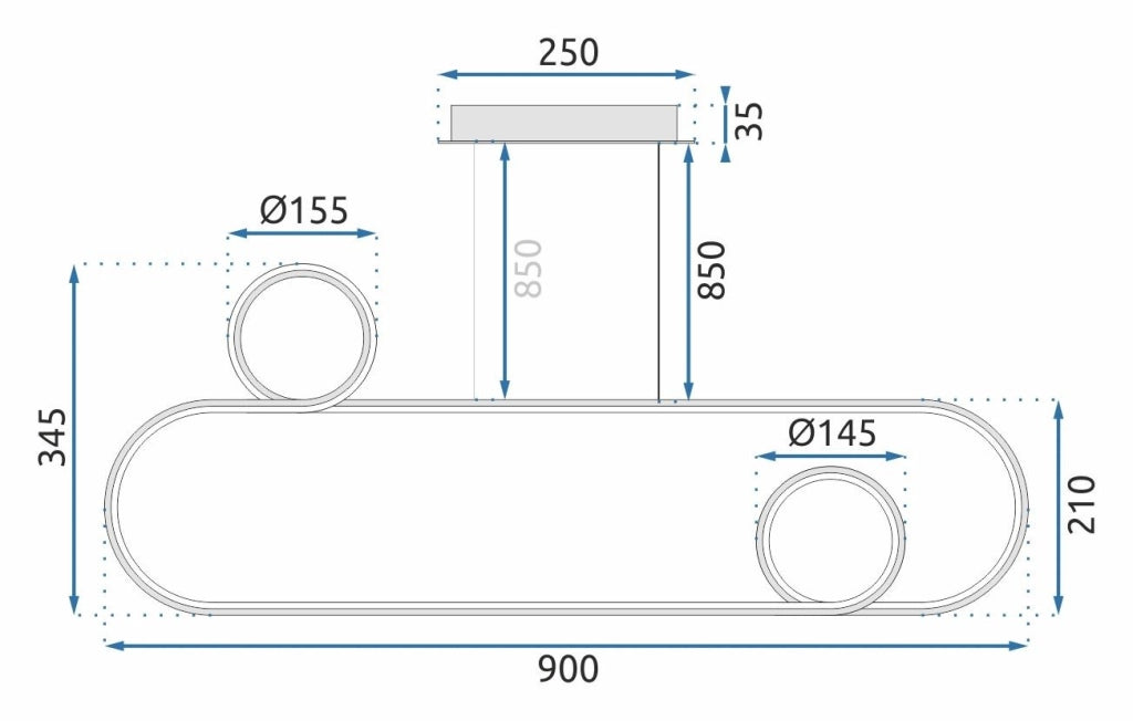 Lampada Led App810-cp Chrom