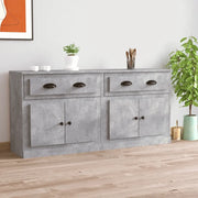 Credenze 2 pz Grigio Cemento in Legno Multistratocod mxl 125492