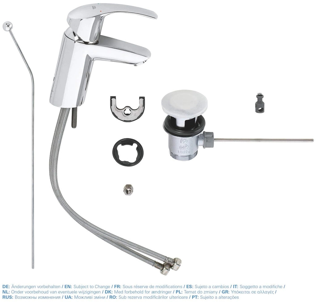 Miscelatore lavabo Grohe mod. Eurosmart monocomando taglia S