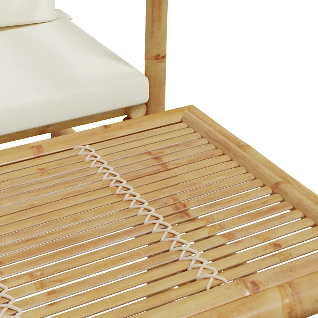 Set Divano da Giardino 2 pz con Cuscini in BambÃ¹