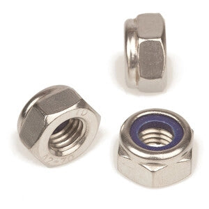 DADO AUTOBLOCCANTE ESAGONALE BASSO M 16 MM INOX A2 UNI7474- INOX MARE- 100,0 pz