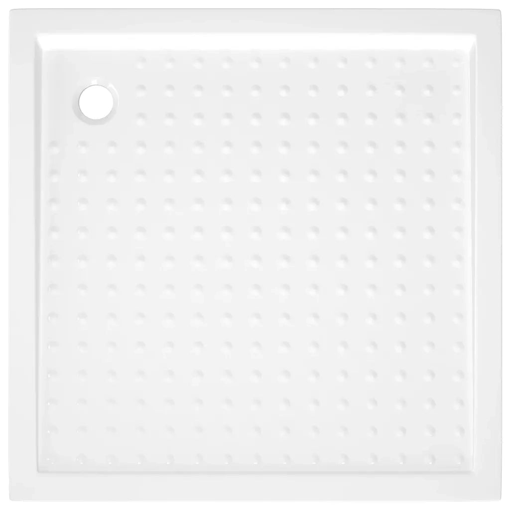 Piatto Doccia con Superficie Puntinata Bianco 90x90x4 cm in ABS 148898