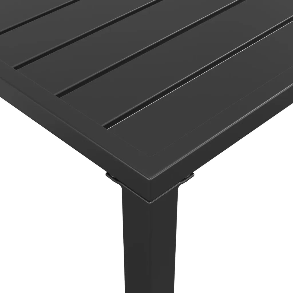 Tavolo da Pranzo da Giardino-Tavolo da esterno Antracite 110x54x70 cm Acciaio