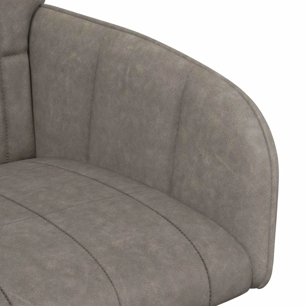 Sedie da pranzo 2 pz Similpelle Grigio 57 x 50 x 85 cm 42034283