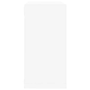 Mensole Parete a Cubo 2 pz Bianche 30x15x30cm cod mxl 61004