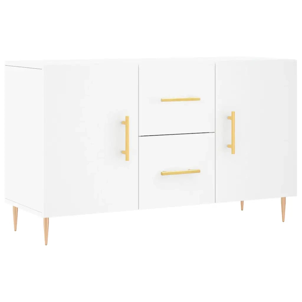 Credenza Bianca 100x36x60 cm in Legno Multistrato 828156