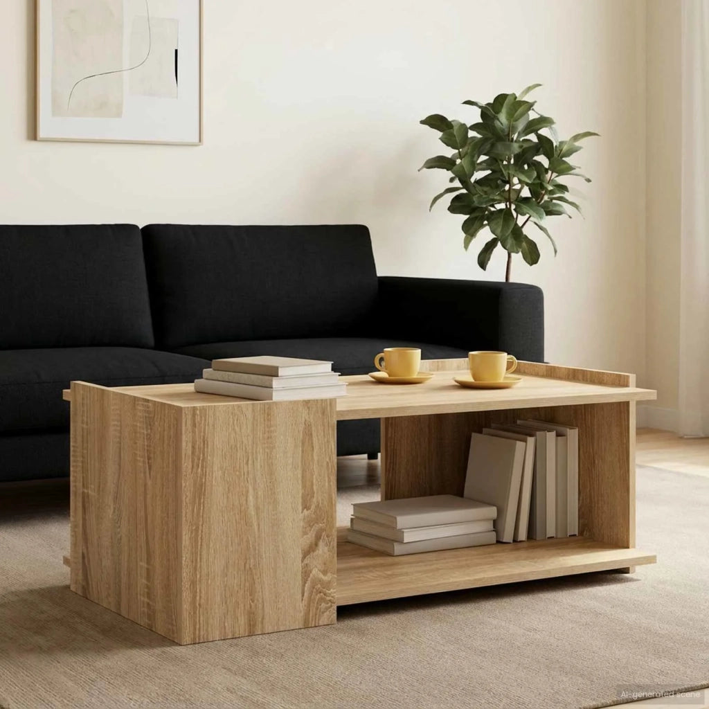 Tavolino da salotto Rovere Sonoma 90 x 50 x 33 cm 8000996