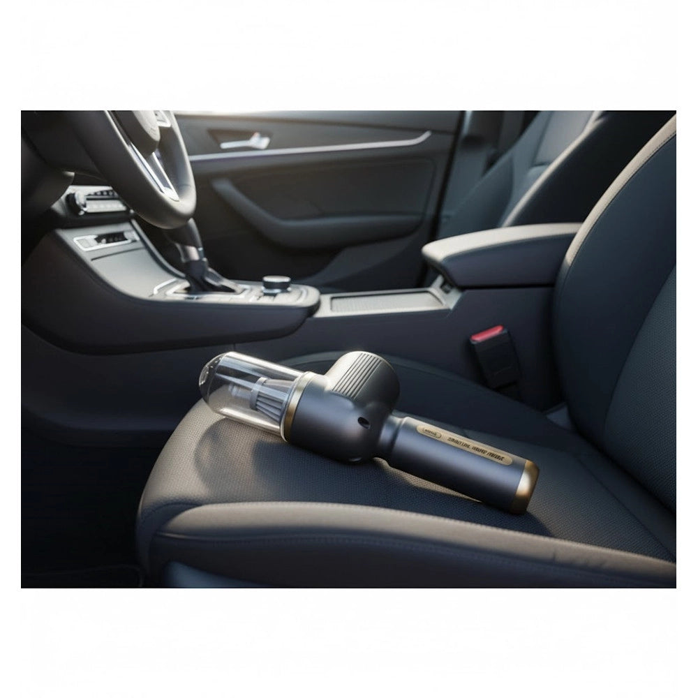 Trade Shop - Aspirapolvere Elettrico Portatile Ergonomico Per Pulizia Auto Con Filtro Rimovibile Q-xc500 -