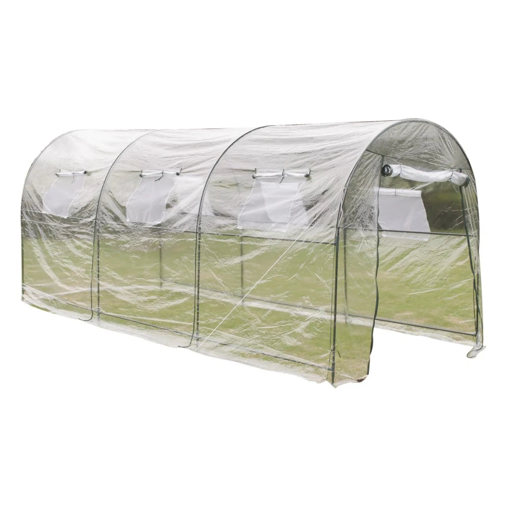 Serra da giardino 450x190x200 cm in plastica per giardinaggio 1602006