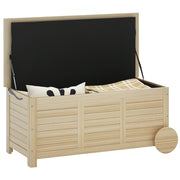 Baule da Esterno 185L in Legno di Abete ¨C zephmum ¨C 110x50x50 cm, color Legno