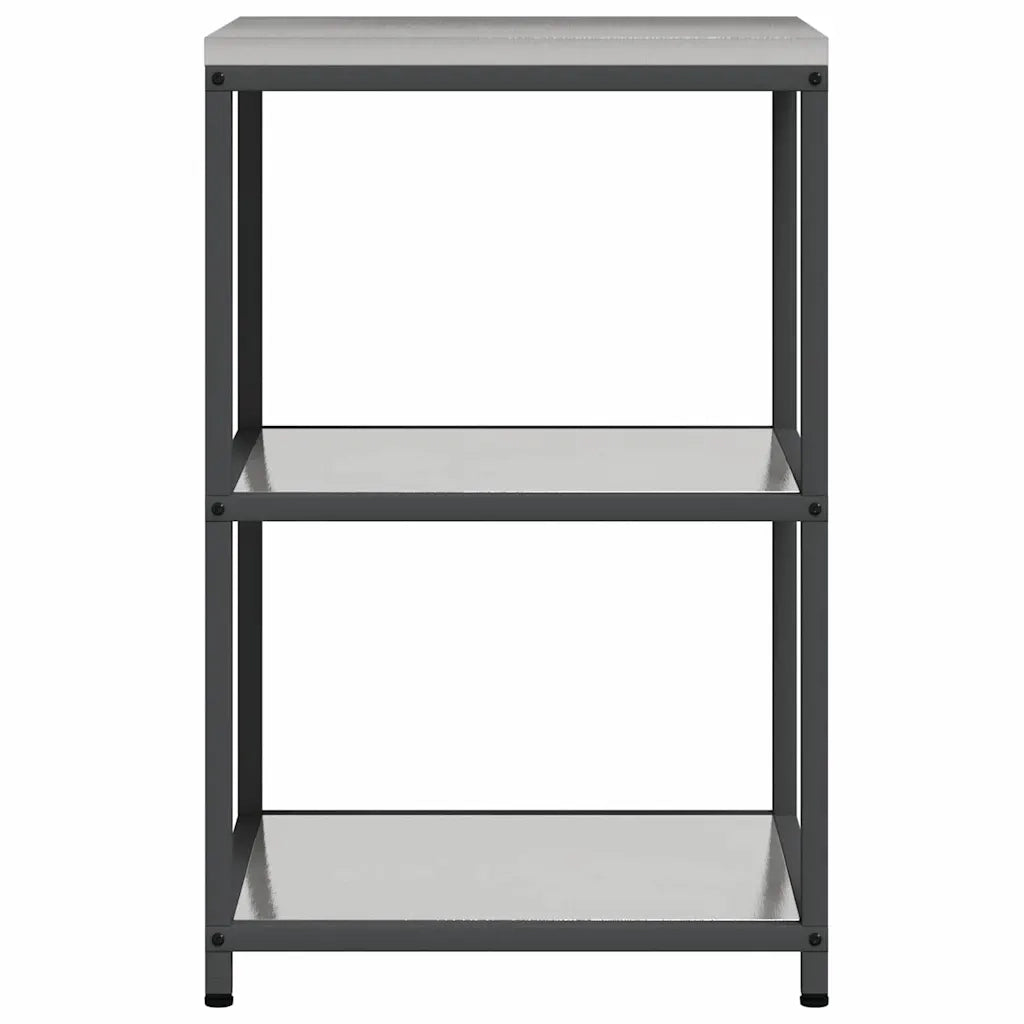 Stoccaggio in cucina Argento 60 x 50 x 92 cm Acciaio 874965