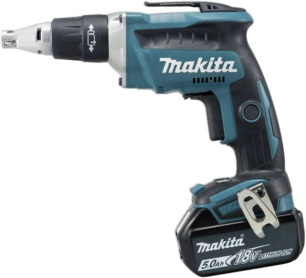 VISSEUSE PLAQUE DE PLÂTRE MAKITA SANS FIL 18 V 2 BATTERIES - DFS452RTJ