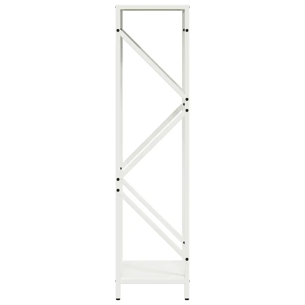 Rastrelliera per Legna da Ardere Bianca 34x25x100 cm CFW7999131