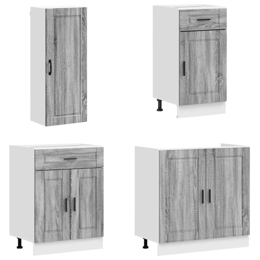 Unità Cucina PORTO 8 pcs Sonoma grigio Legno ingegnerizzato 3438169