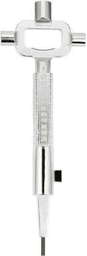 Chiodo a 6 in 1 universale multifunzionale - Chiave robusta per il cantiere - Chiave a quarti 6/7/8 mm - Adatta per porte, finestre, armadi - Chiave a zanzara