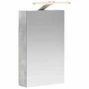 Mobiletto per specchio da Bagno | Armadio da bagno con lo scaffale Grigio cemento