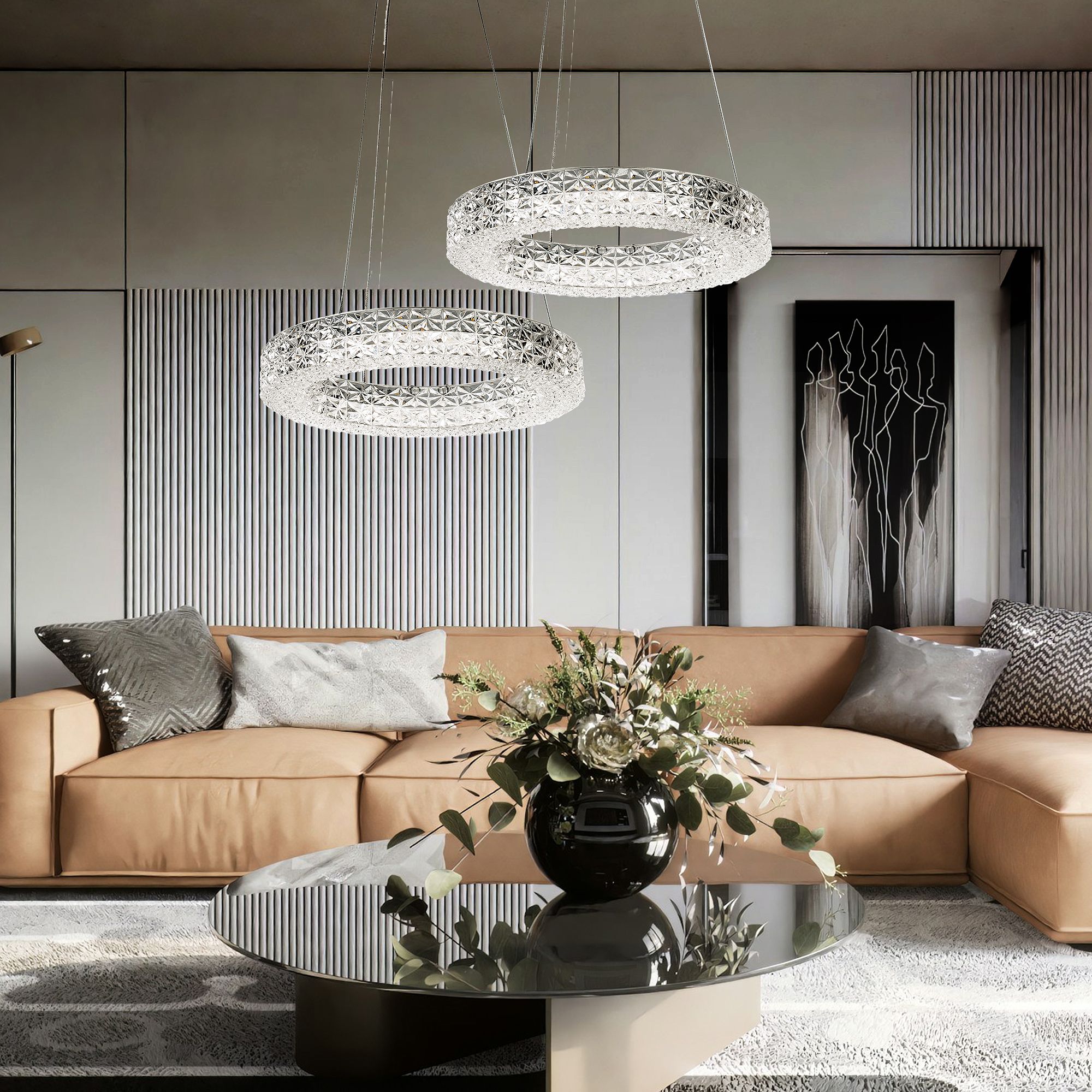 Lampada Led Ms004-cp 40cm Chrome