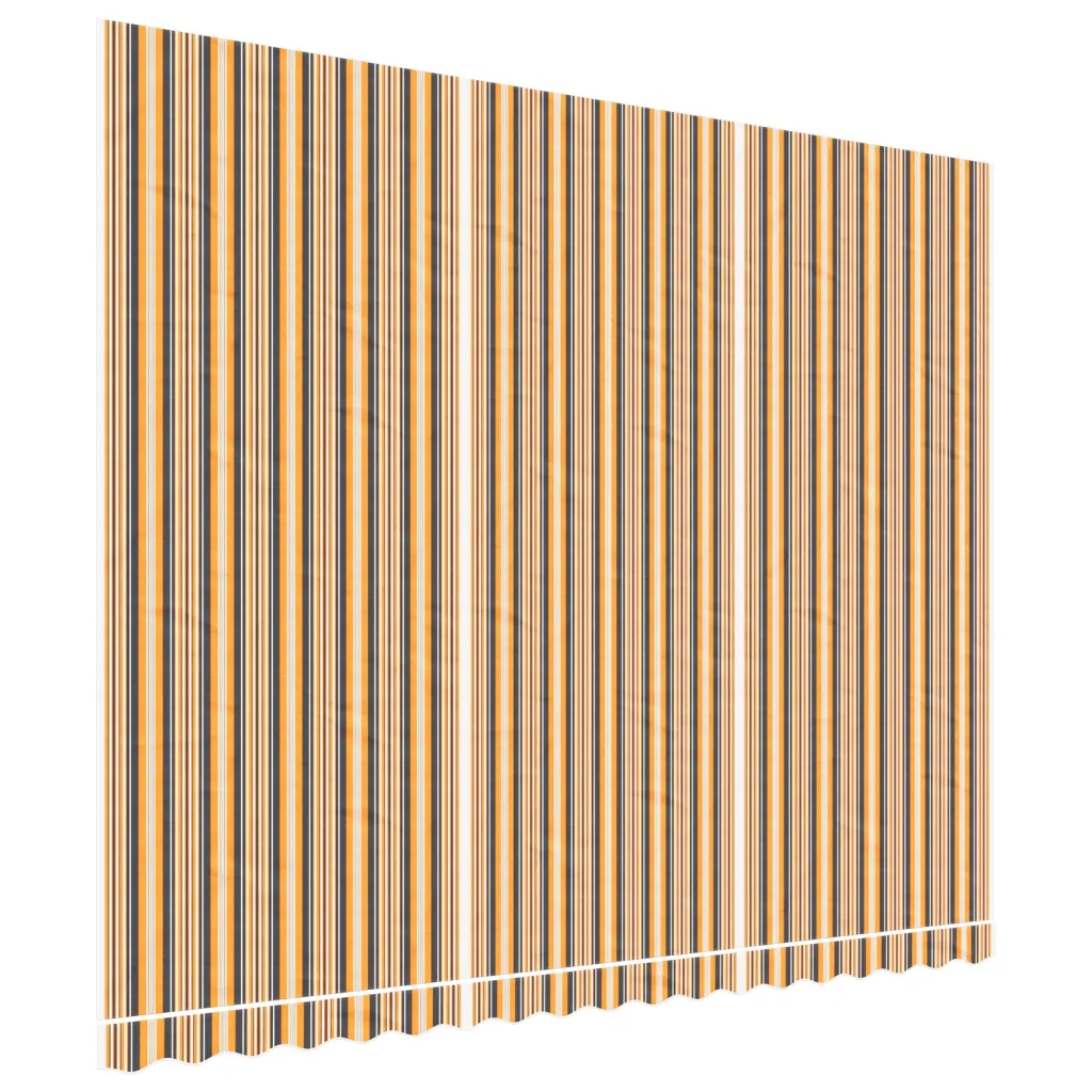 Tessuto di Ricambio per Tenda Strisce Multicolore 4,5x3,5 m 367739