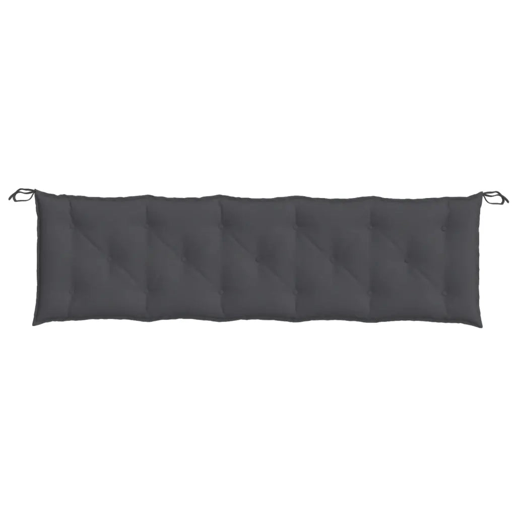 Cuscino Panca da Giardino Antracite MÃ©lange 100x50x7cm Tessuto