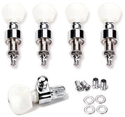 Meccanismi di Stemma per Banjo 5 pezzi - Regolatori Geared - Ottone/Zincatura - Regolazione Rapida/Precisa - Inclusi Supporti/Bulloni