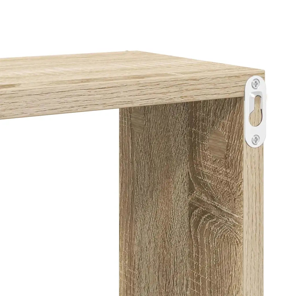 Mensole a Cubo 6 pz Sonoma 60x15x23 cm in Truciolato cod mxl 33496