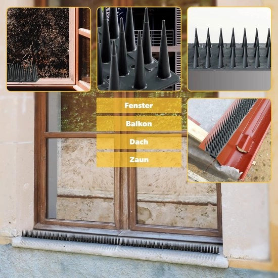 Difesa Uccelli / Difesa Uccelli / Protezione Passeri, Spine per Gatti, Protezione Passeri, Difesa Uccelli, Spine, 6pz