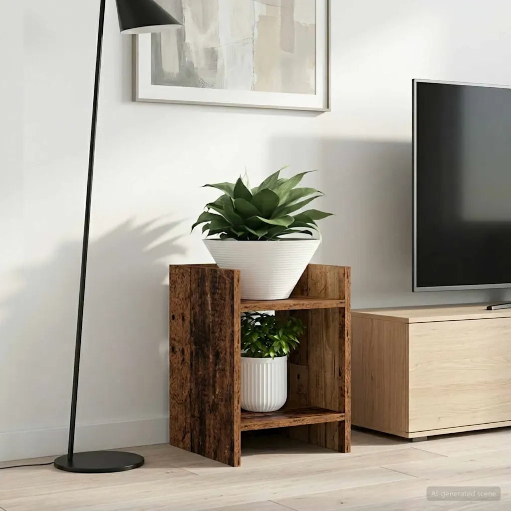 Supporto per piante 2 pcs Legno vecchio 30 x 30 x 40 cm