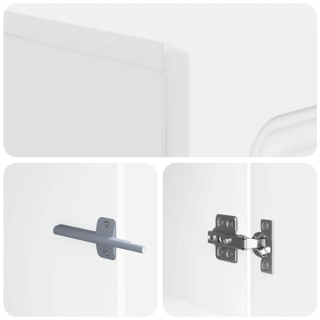 Mobile TV Bianco Legno ingegnerizzato 897775