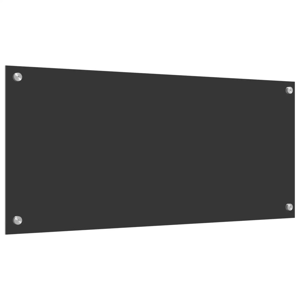 Schienale da cucina Grigio scuro 90 x 40 cm vetro temperato 42001244